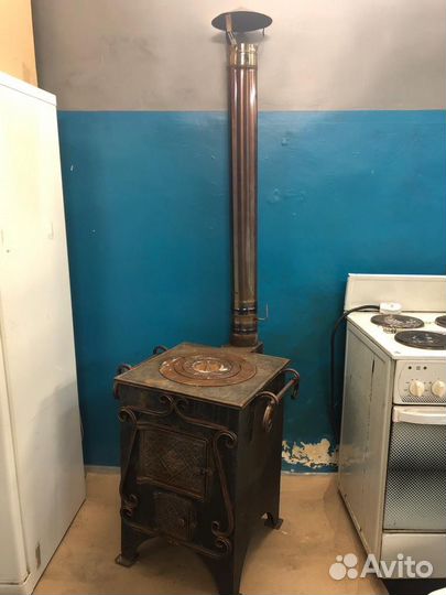 Чугунная печь для казана