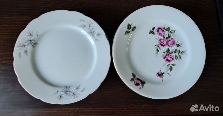 Тарелки десертные диаметр 19 см Япония и ГДР