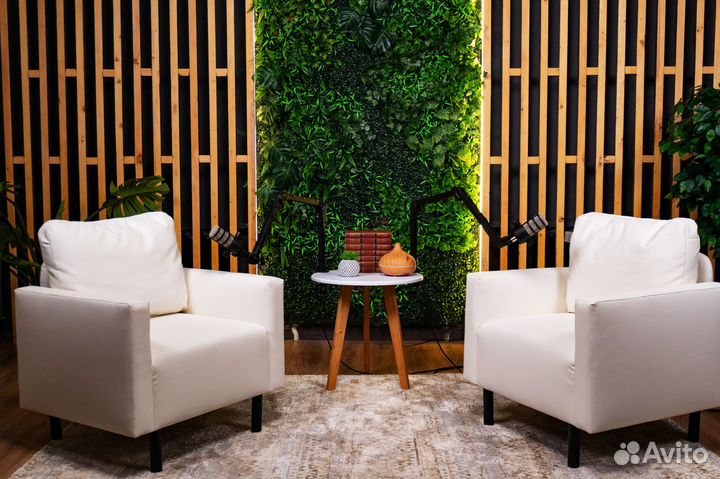 Видеостудия. Съемка подкастов, интервью, видеоурок