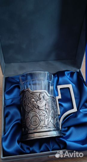 Подстаканник 75 лет атомной промышленности