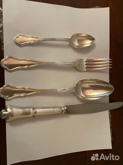 Набор «Эгоист» Сазикова, серебро 84 проба