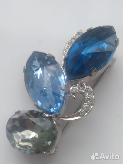 Брошь винтажная чехия