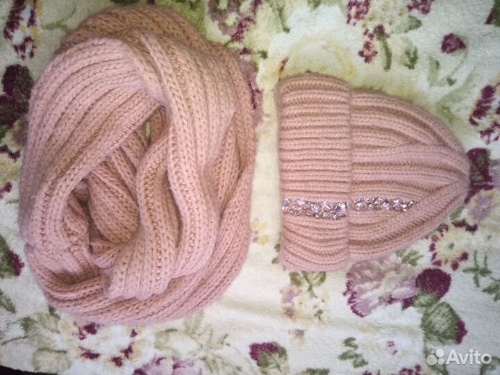 Комплект шапка+снуд