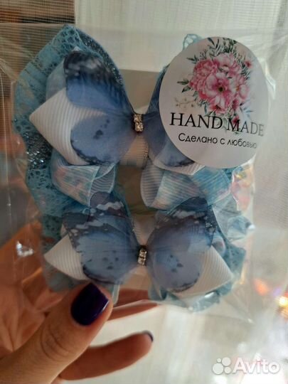 Резинки -бантики (ручная работа)