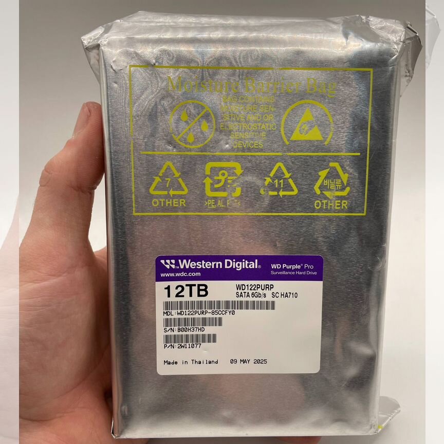 [WD122PURP] 12тб Wd Purple Pro