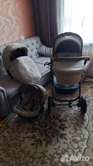 Прогулочная коляска 3 в 1 бу