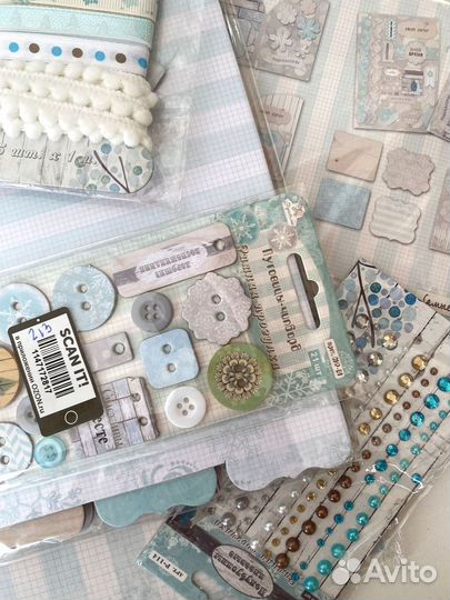 Набор для зимнего альбома. Скрапбукинг