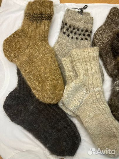 Носки и варежки из собачьей шерсти
