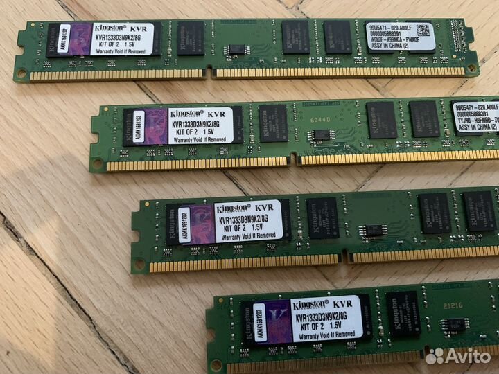 Оперативная памятьddr3 Kingston (KIT на16Gb)