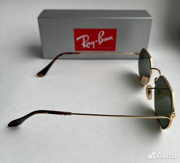 Очки Ray Ban Octagonal зеленые