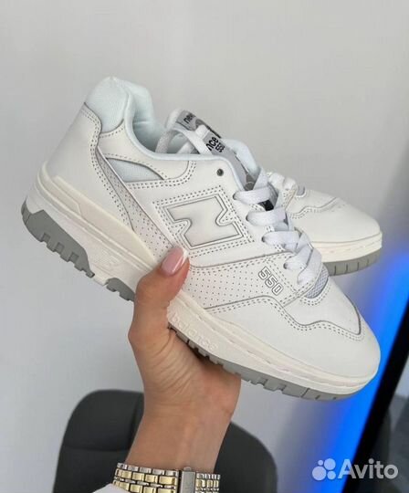 Кроссовки new balance 550 white