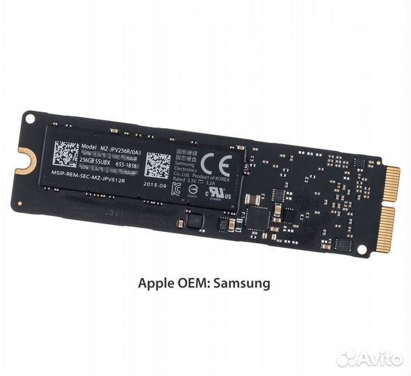 Накопитель Apple SSD 120 Гб (256,512,1Тб) MacBook