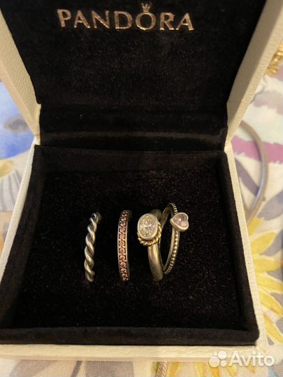 Pandora кольцо