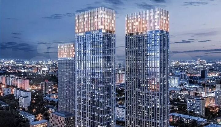 2-к. квартира, 43,4 м², 8/57 эт.