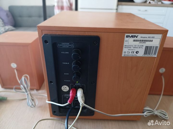 Sven колонки с сабвуфером