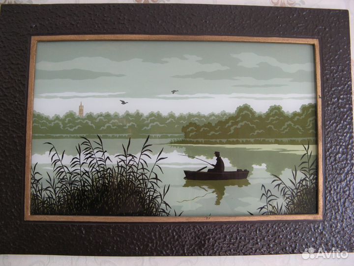 Панно масло на стекле