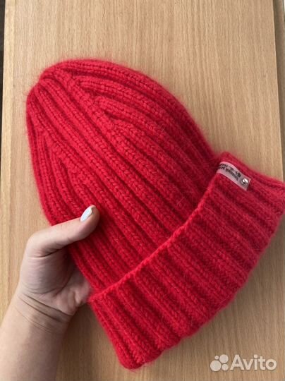 Шапка- тыковка пух норки на заказ