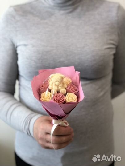 Букет сладкий из шоколадных конфет