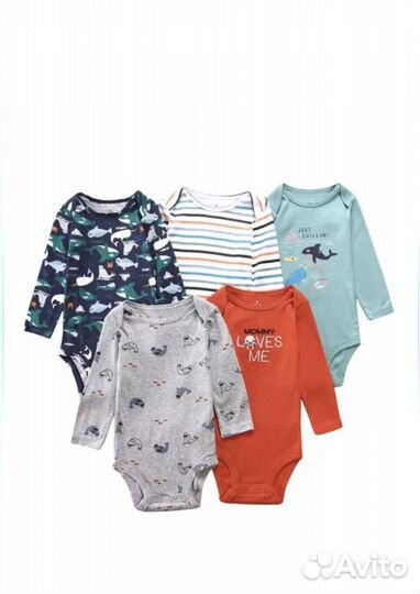 Боди с длинным рукавом 74р