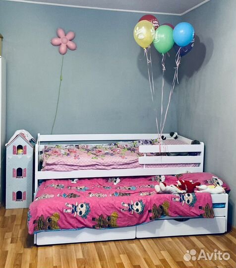 Кровать выдвижная двухъярусная модель 53