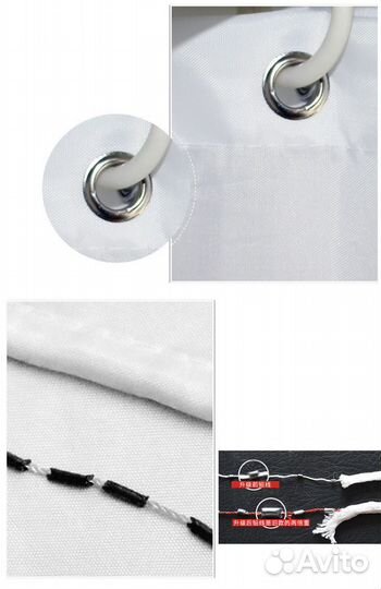 Штора для ванной 200*240 см