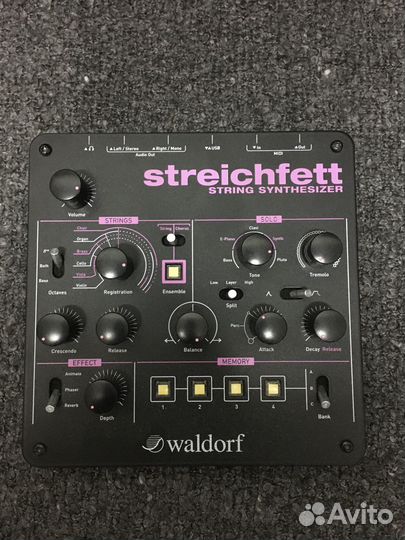 Waldorf Streichfett синтезатор