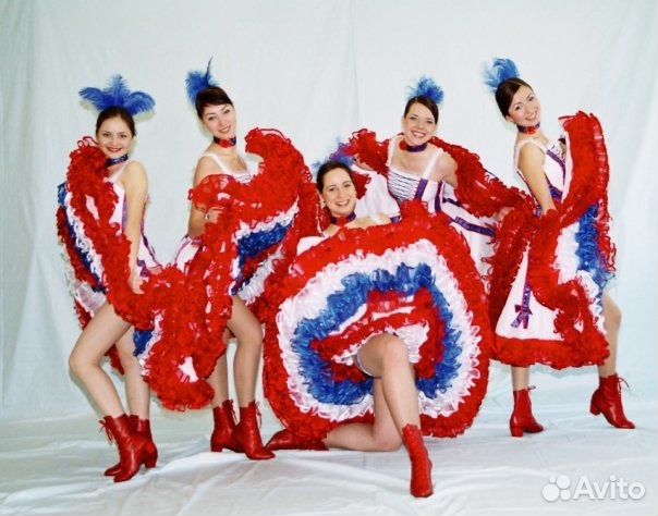 Обувь сапоги кожаные для танца Кан-Кан