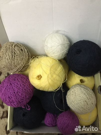 Пряжа для вязания полушерсть новая