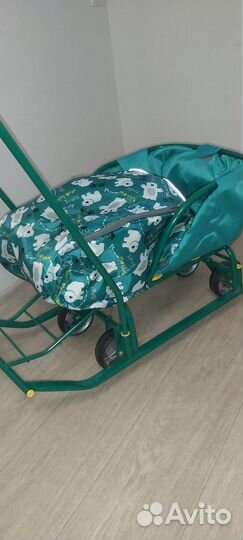 Санки коляска ника 7 5