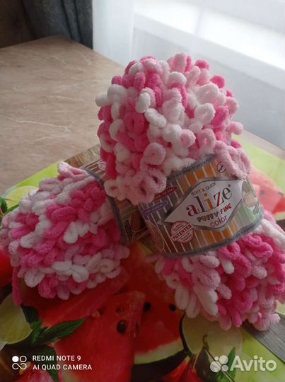 Пряжа ализе пуффи файн колор