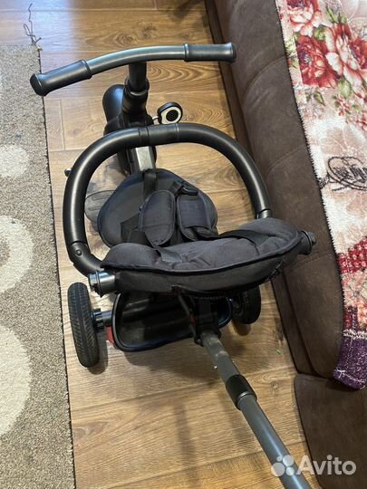 Детский велосипед с ручкой складной