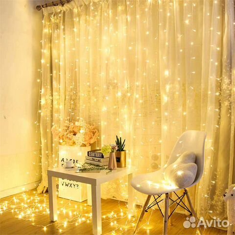 Гирлянда Шторка