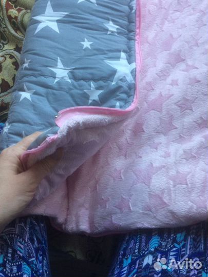 Конверт одеяло на выписку для девочки