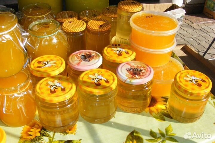 Мед Алтайский натуральный свежий урожай натурпроду