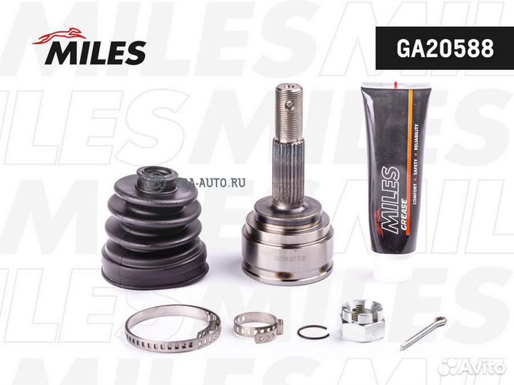 Miles GA20588 ШРУС наружный без ABS nissan almera