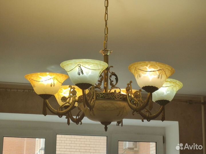 Люстра потолочная Италия