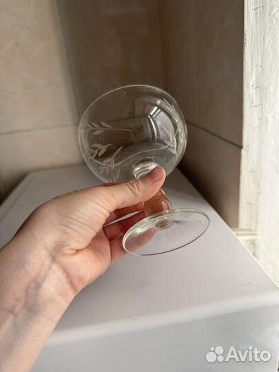 Ваза для фруктов на ножке СССР