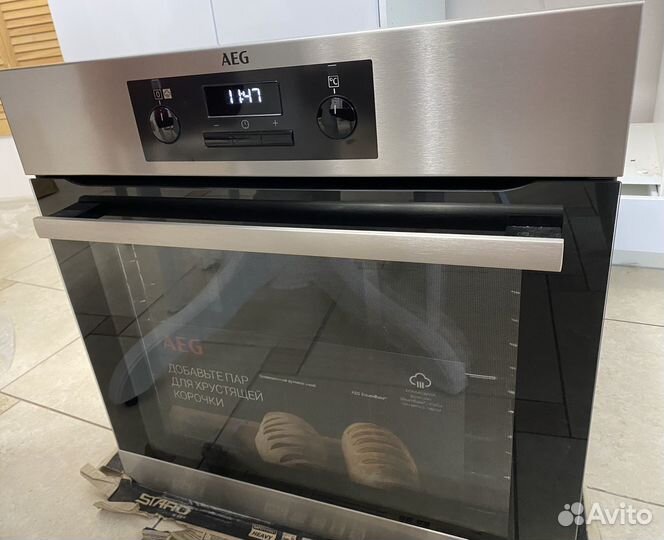 Духовой шкаф AEG Германия С паром