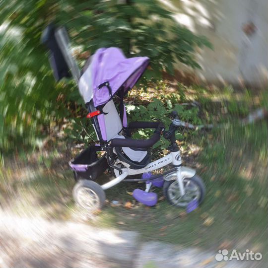 Велосипед коляска с ручкой