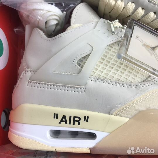 Off-White X Wmns Air Jordan 4 Retro SP Sail