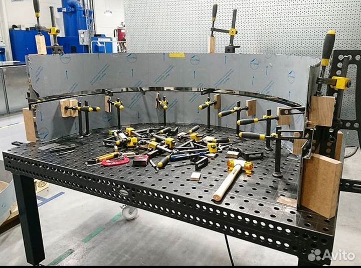 Сварочный 3D стол 1500х3000х100 толщиной 5 мм