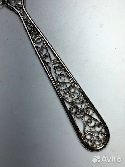 Вилка для мяса СССР скань винтаж