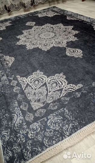 Ковры современые безворсовые шелковые Турция