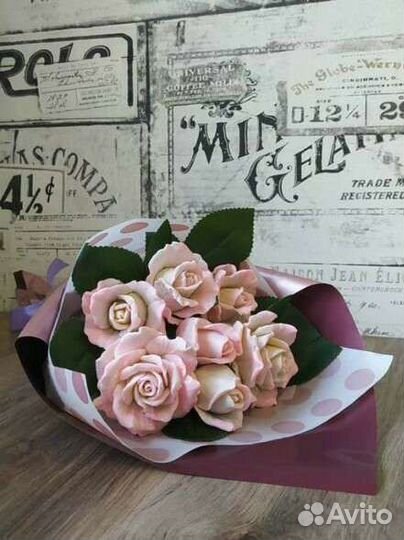 Букеты из мыла ручной работы