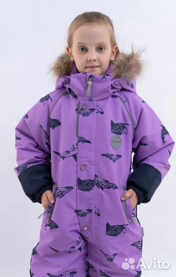 Комбинезон зимний для девочки новый