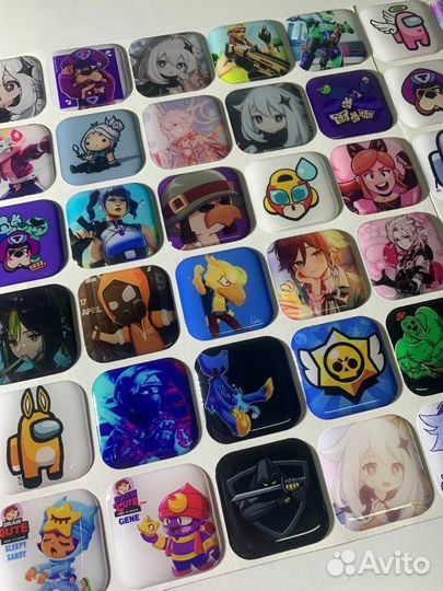 3D стикеры оптом