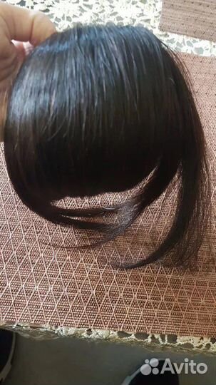 Челка накладная из натуральных волос