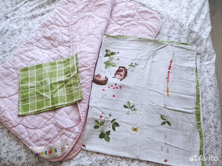 Постельное бельё IKEA и одеялко для малышей