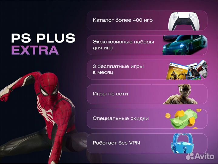 Подписка PS Plus Extra