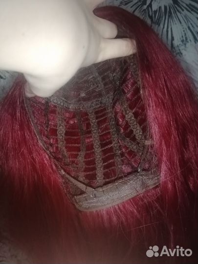Парик красный